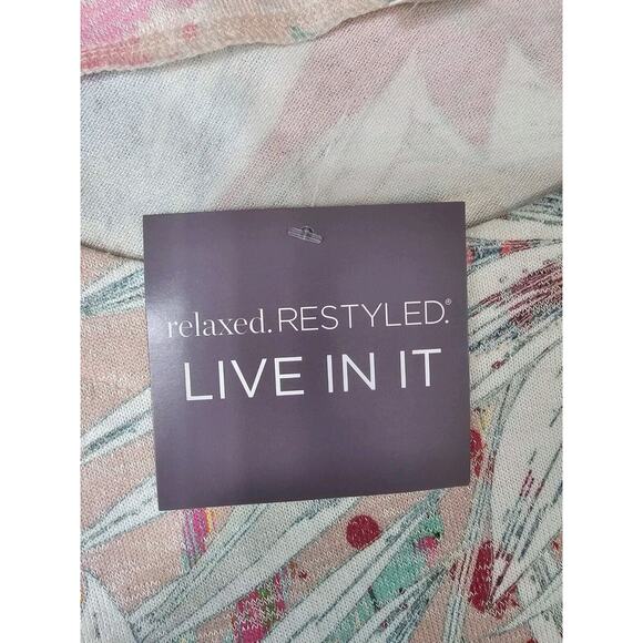 Christopher & Banks Womens Sz XL NWT Multicolor Floral Fairy Soft Relaxed Blouse - Picture 9 of 13